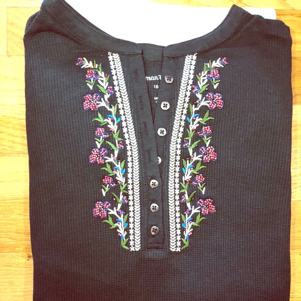 New Woman Within Henley Shirt